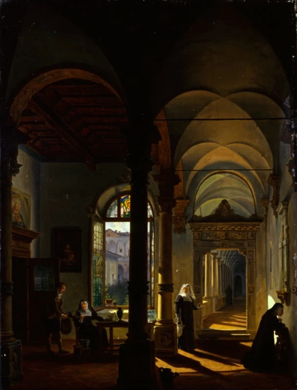 Interno di convento - Artgate Fondazione Cariplo